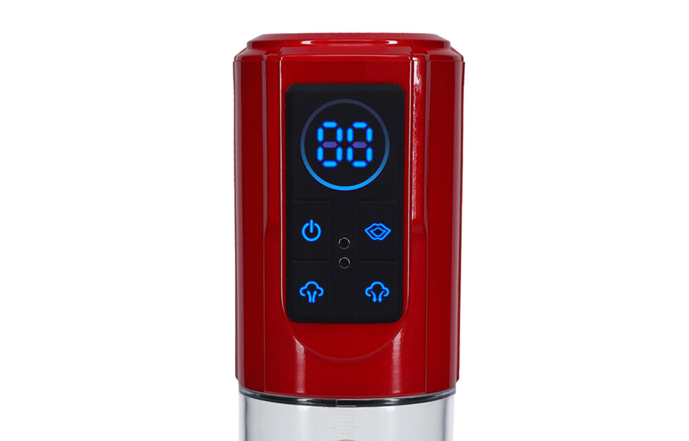 MegaLift - Automatische Waterdichte Penis Pomp - Metallic Rood