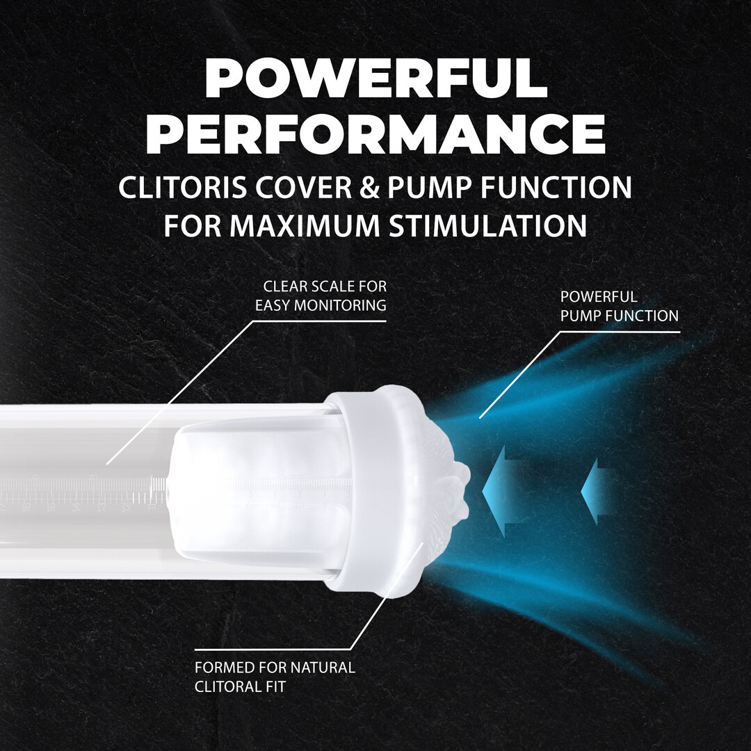 MaxLift - 6-Funktions-Saug-Masturbator-Pumpe - Metallic Blau