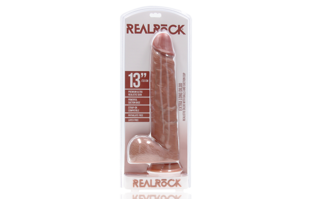 Extra Large Straight met Ballen 13 / 33 cm - Tan