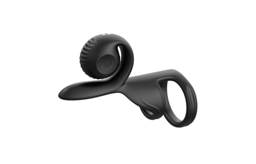 JOVI Dubbele Koppelringstimulator Zwart | Intens Koppelplezier