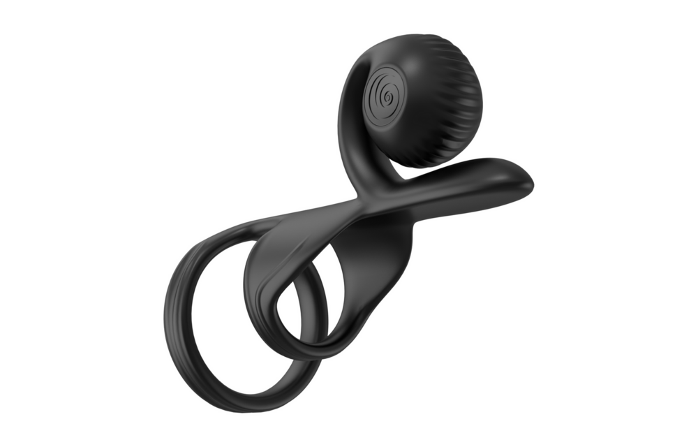 JOVI Dubbele Koppelringstimulator Zwart | Intens Koppelplezier