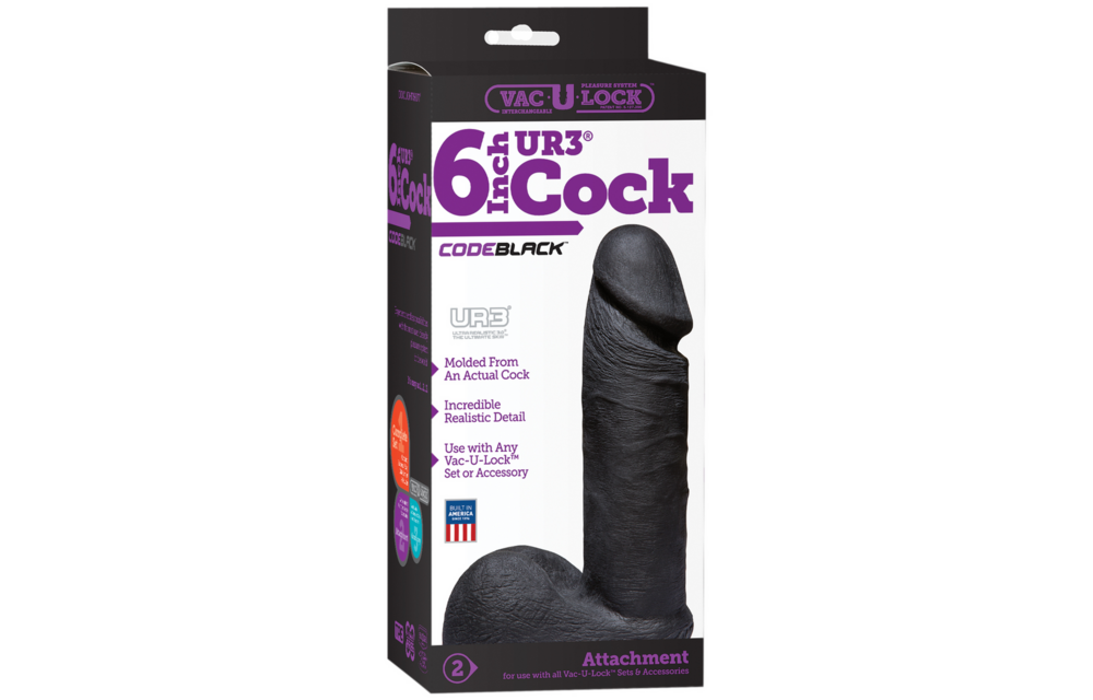 CodeBlack ULTRASKYN Dildo 18 cm - Realistic & Safe TPE