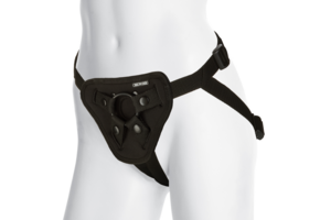 Platin Luxus-Harness mit Plug 69" – Komfort & Stil