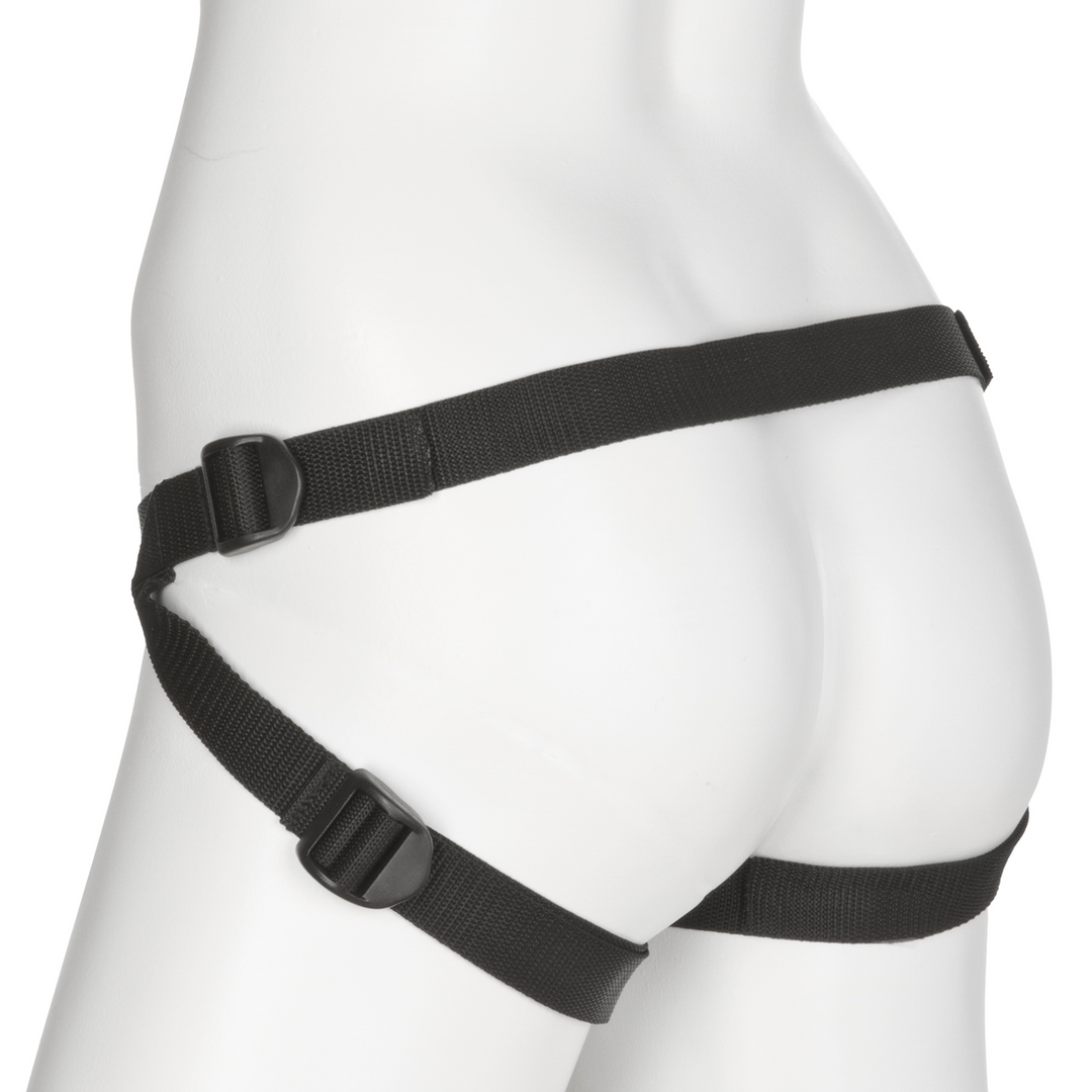 Platin Luxus-Harness mit Plug 69" – Komfort & Stil