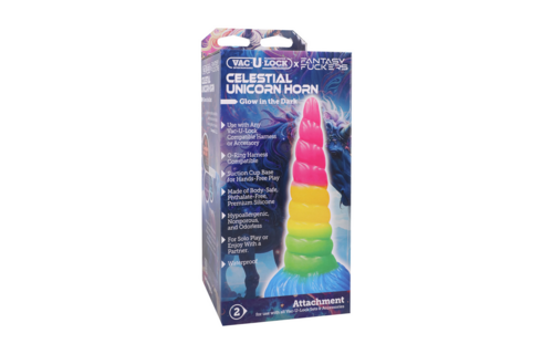 Fantasy Fuckers Himmlisches Einhorn Horn 19,6 cm – Glow Multicolor