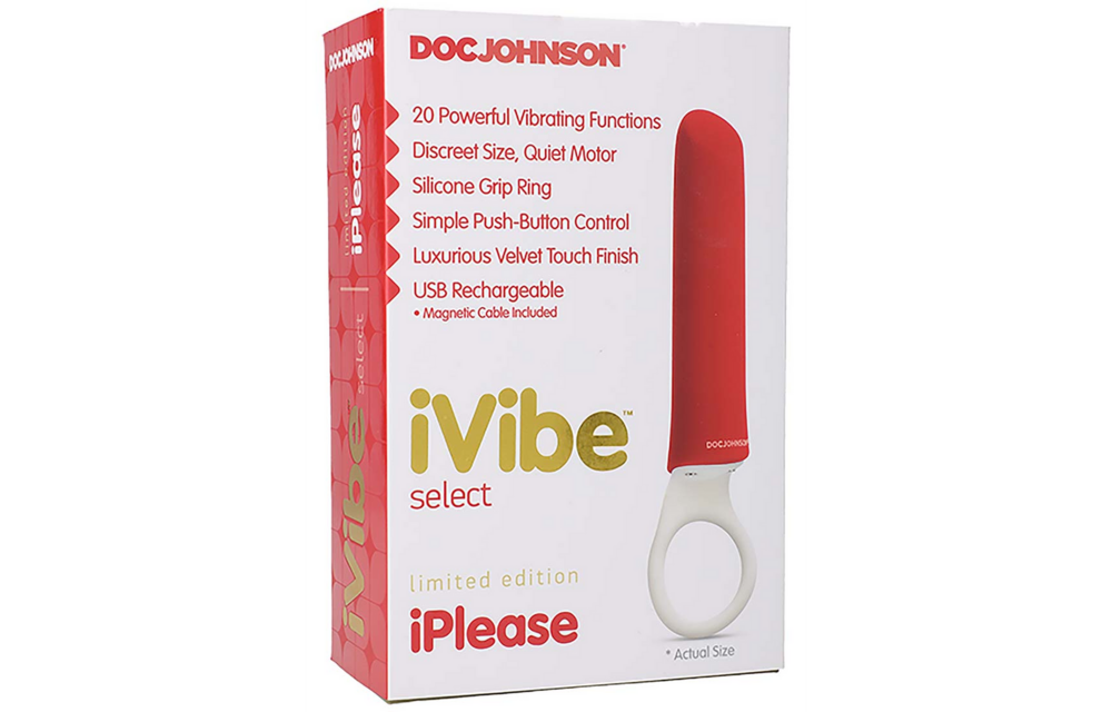 iPlease Mini-Vibrator: Kraftvoll, leise und diskret in Rot