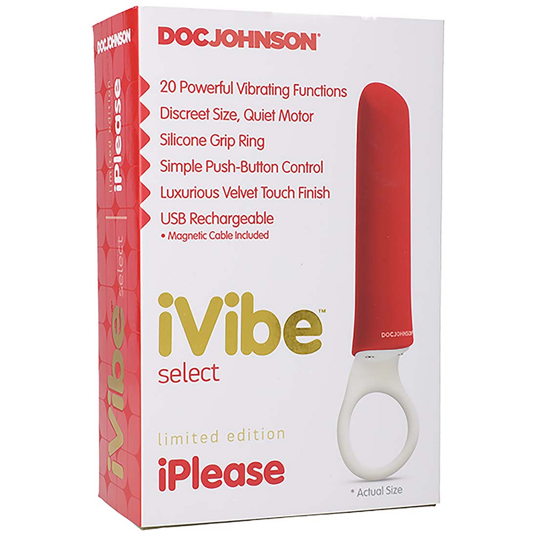 iPlease Mini Vibrator: Powerful, Quiet & Discreet in Red