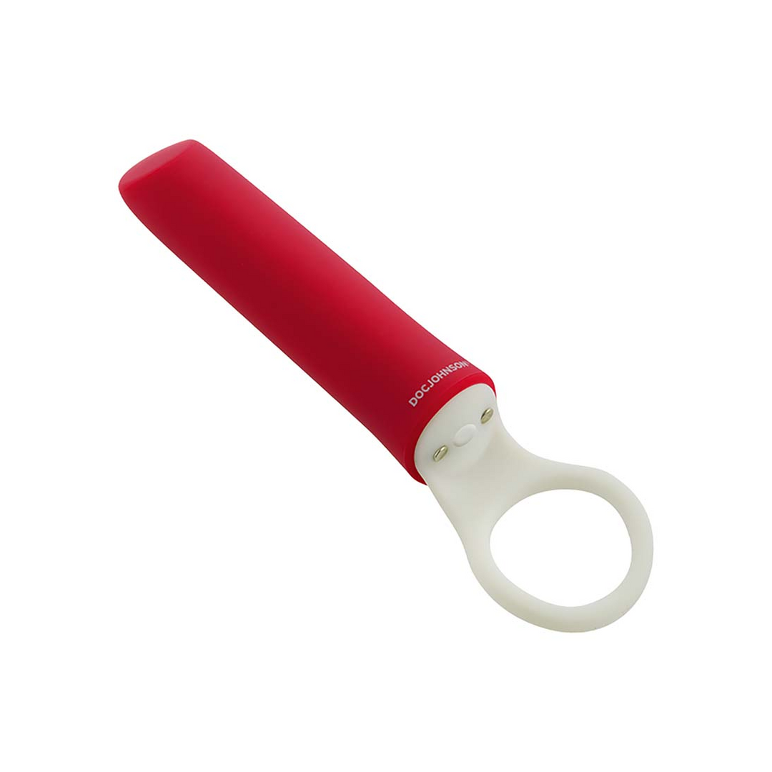iPlease Mini-Vibrator: Kraftvoll, leise und diskret in Rot