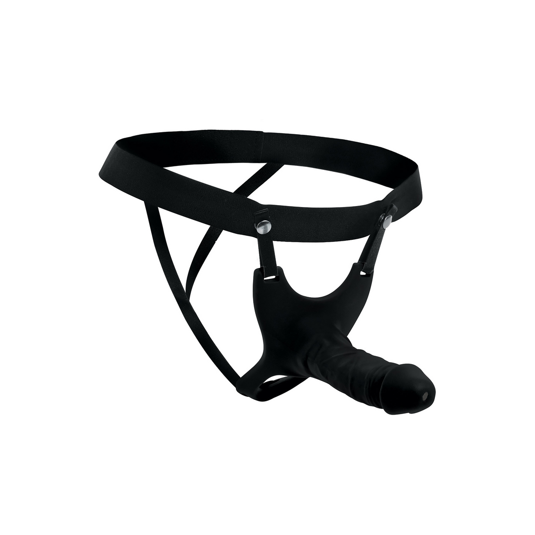 SM Hohl-Silikon-Dildo Strap-On 26 cm – Vergrößert & verlängert