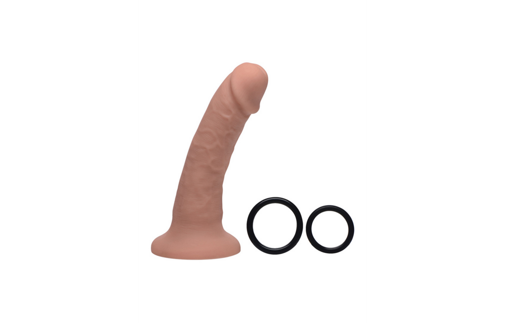Seducer Siliconen Dildo met Harness 17,3 cm – Comfort & Plezier