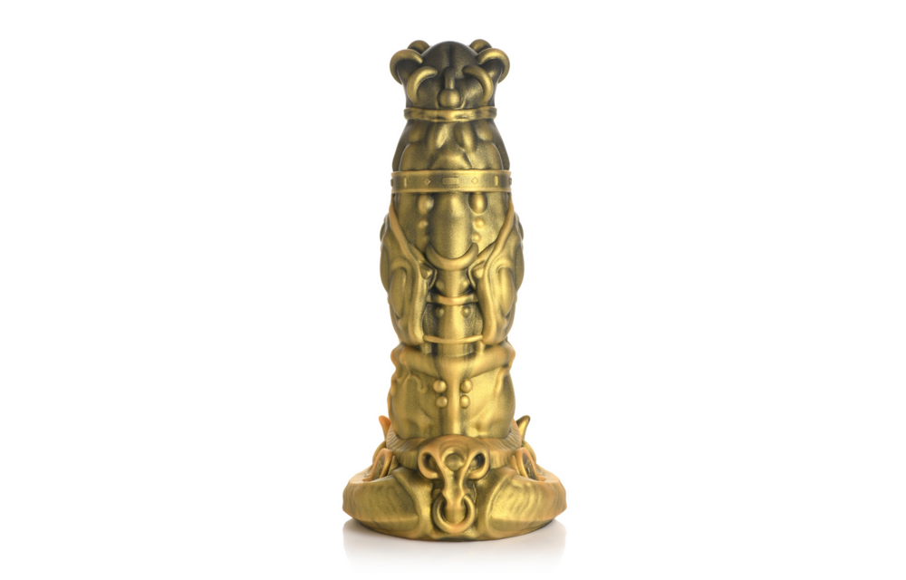 King Minotaur Silicone Dildo 23.6 cm - Luxurious Gold Colour