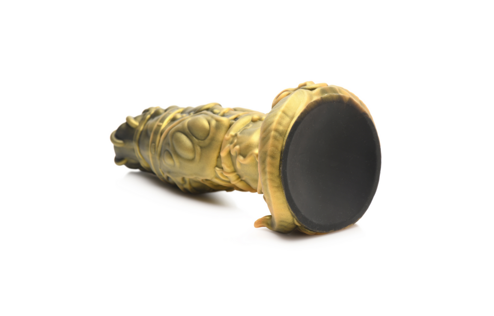 King Minotaur Silikondildo 23,6 cm – Luxuriös goldfarben