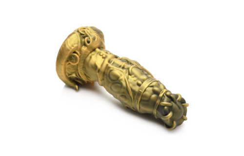 King Minotaur Siliconen Dildo 23,6 cm - Luxe Goudkleurig
