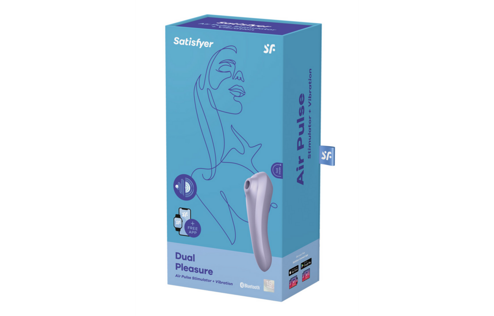 Dual Pleasure Mauve - Dual Function Vibrator | Satisfyer