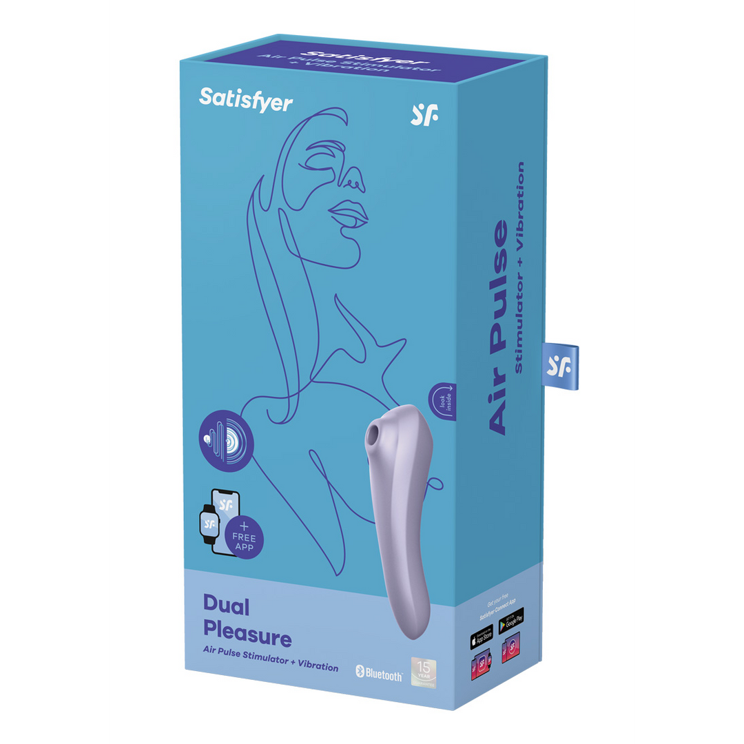 Dual Pleasure Mauve - Dubbelfunctie Vibrator | Satisfyer