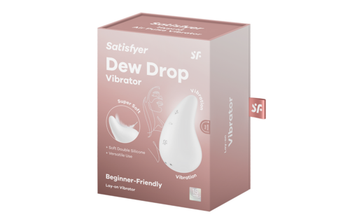 Dew Drop - Lay-on Vibrator - Wit