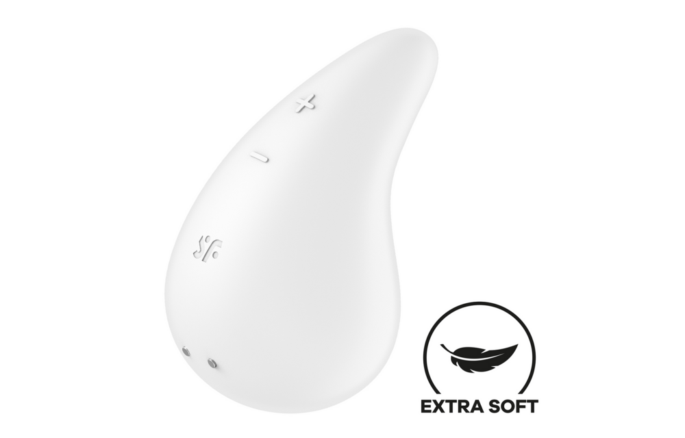 Dew Drop - Lay-on Vibrator - White