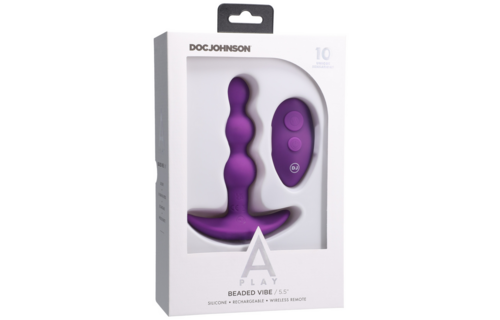 Beaded Vibe 13,7 cm – Silikon-Analplug mit Fernbedienung