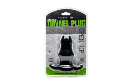 Doppelter Tunnel Plug XL 17 cm – Innovativ & sicherer Spaß