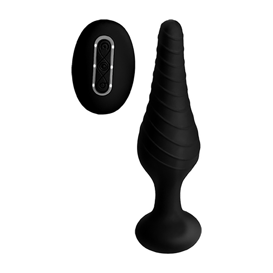Silikon-Vibrations-Analplug 14,6 cm mit Fernbedienung