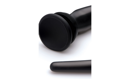 Taps Toelopende Siliconen Slang 46 cm - Intens Pulserend Genot