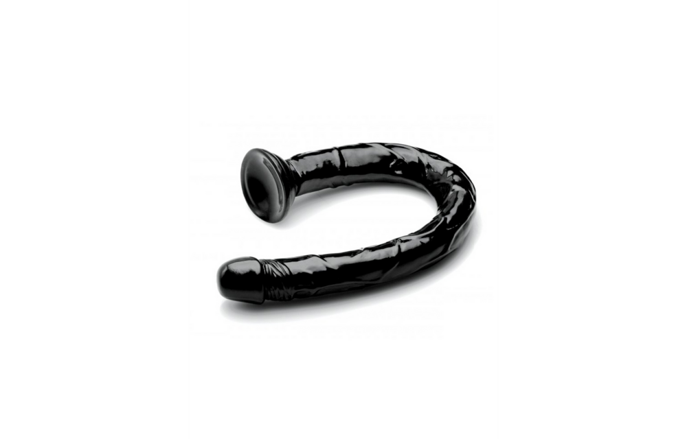 Realistischer Schlauch 24,8 cm – Schwarzer Dildo für tiefe Empfindungen