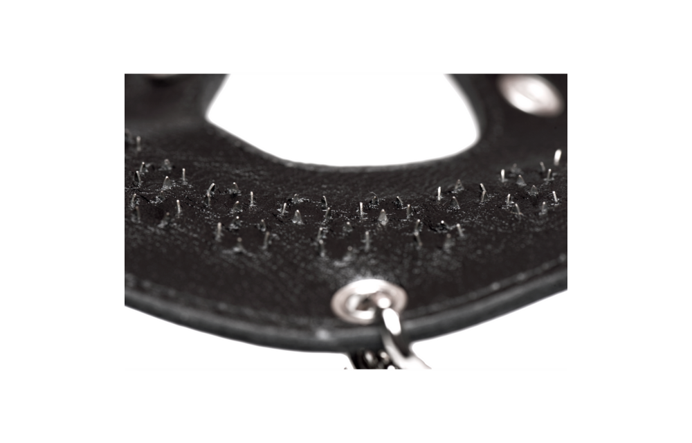 Parachute Ball Stretcher with Spikes | Tough & Sensual Leather