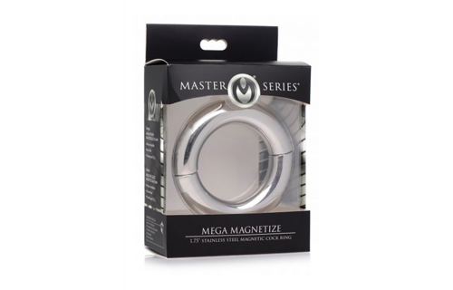 Mega Magnetize RVS Cockring – Krachtig & Comfortabel