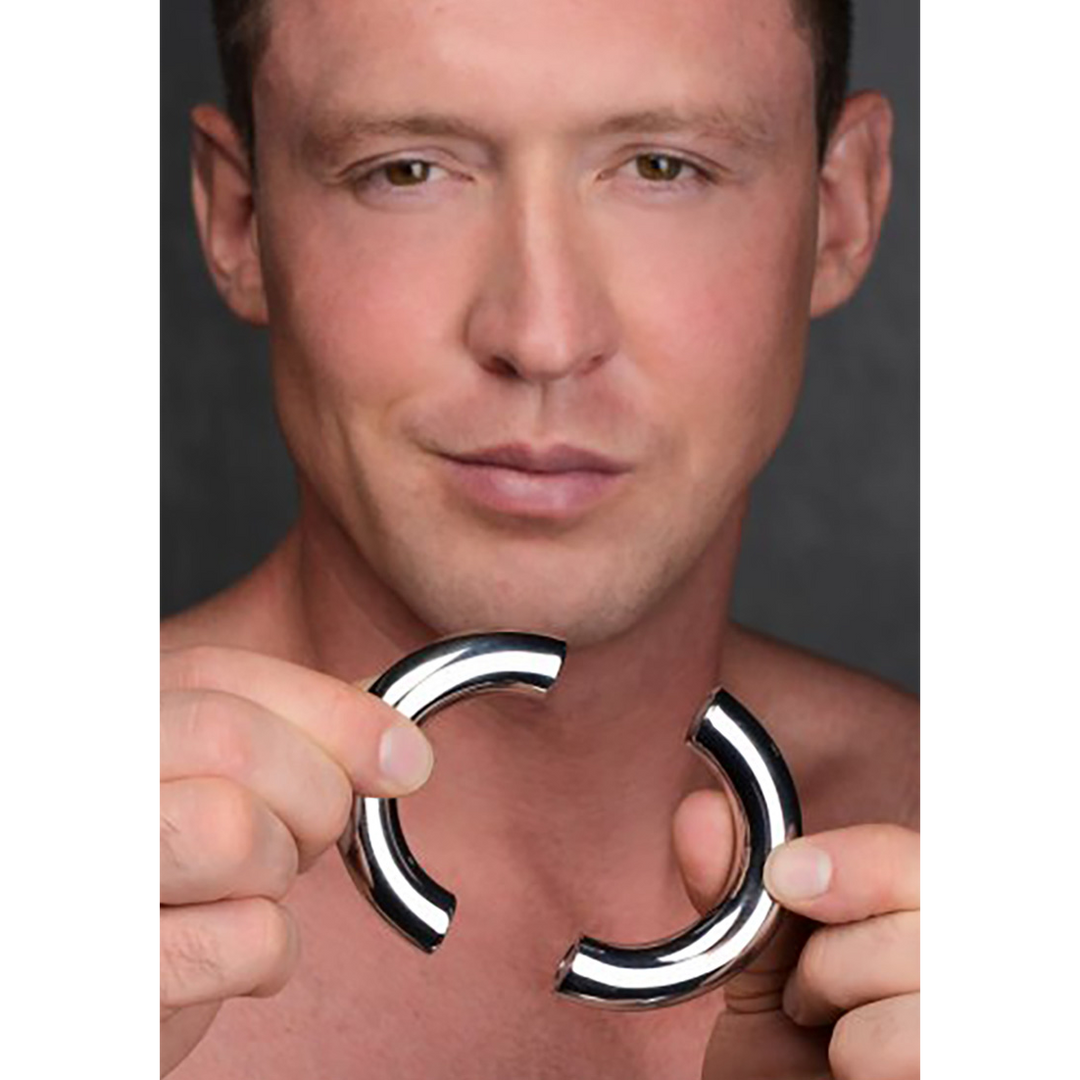 Mega Magnetize Edelstahl-Cockring – Kraftvoll & bequem