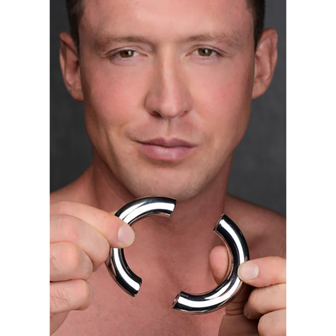 Mega Magnetize - RVS Magnetische Cockring - 2 / 4,4 cm