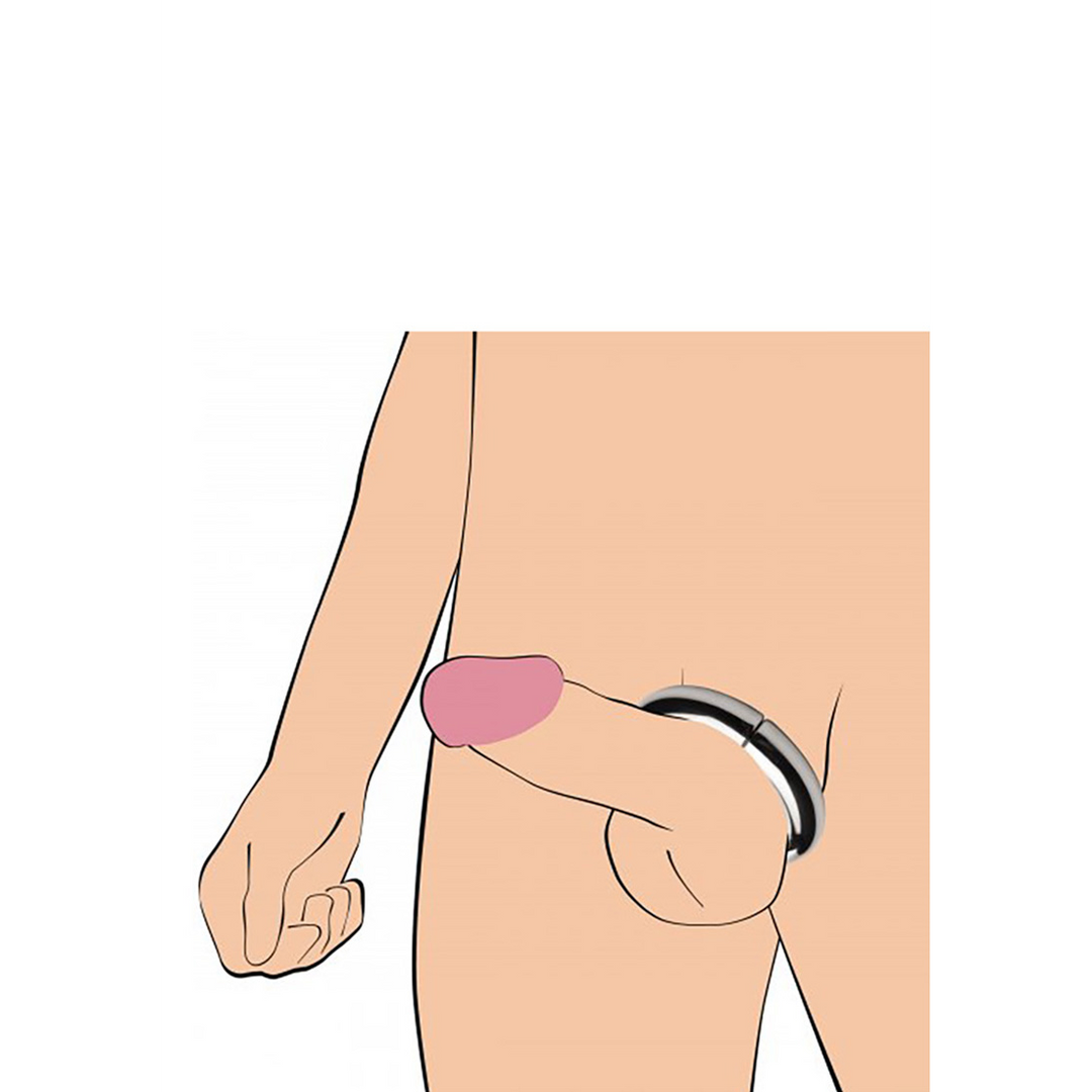 Mega Magnetize Edelstahl-Cockring – Kraftvoll & bequem
