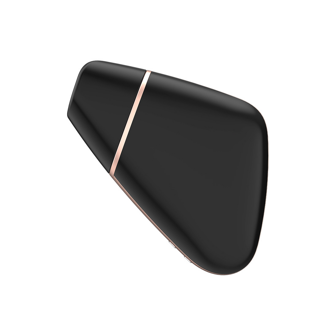 Love Triangle Satisfyer – Kraftvolle Luftimpulse & Vibration Schwarz