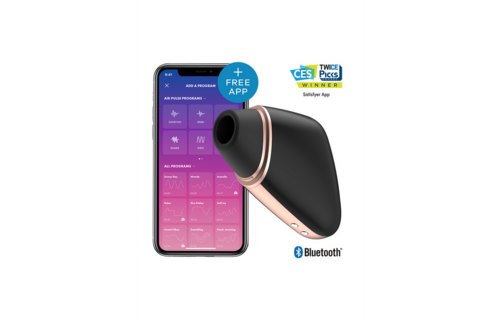 Love Triangle Satisfyer – Powerful Air Pulse & Vibration Black