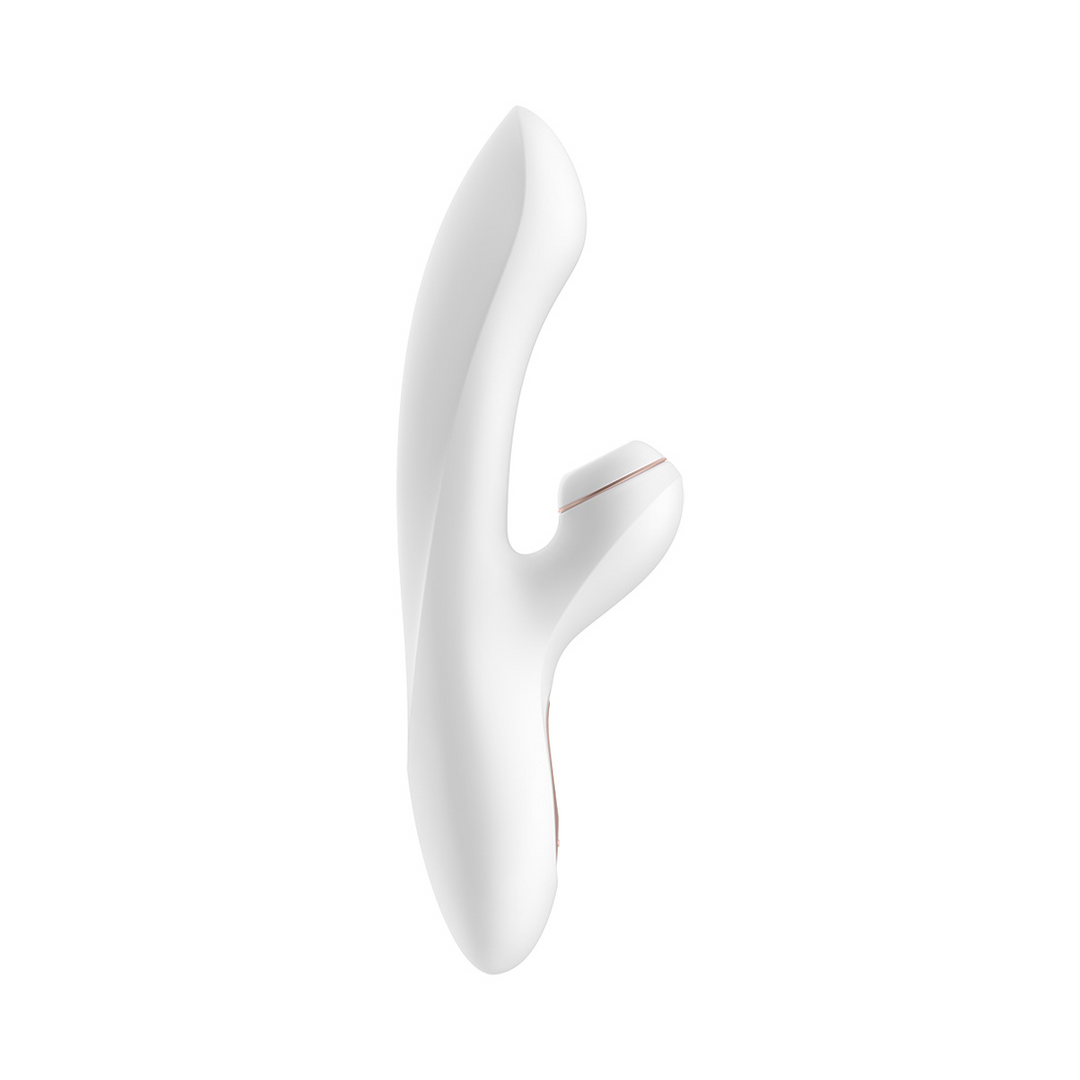 Pro Plus G-Spot Stimulator White/Rose Gold - Double Sensation
