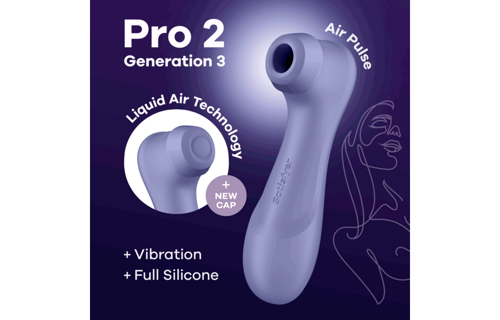 Pro 2 Gen 3 Dubbele Luchtpuls Vibrator Paars – Satisfyer