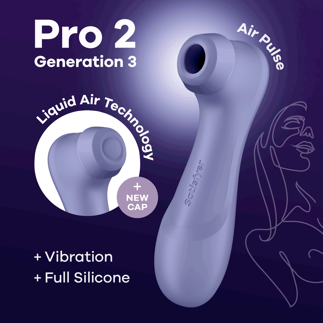 Pro 2 Gen 3 Dubbele Luchtpuls Vibrator Paars – Satisfyer
