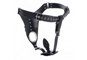 Crucifixion Harness for Men 44 cm + Silicone Butt Plug