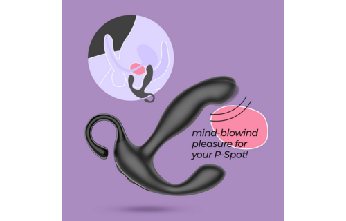 Loki Prostate Massager Black – Rechargeable & Remote Control