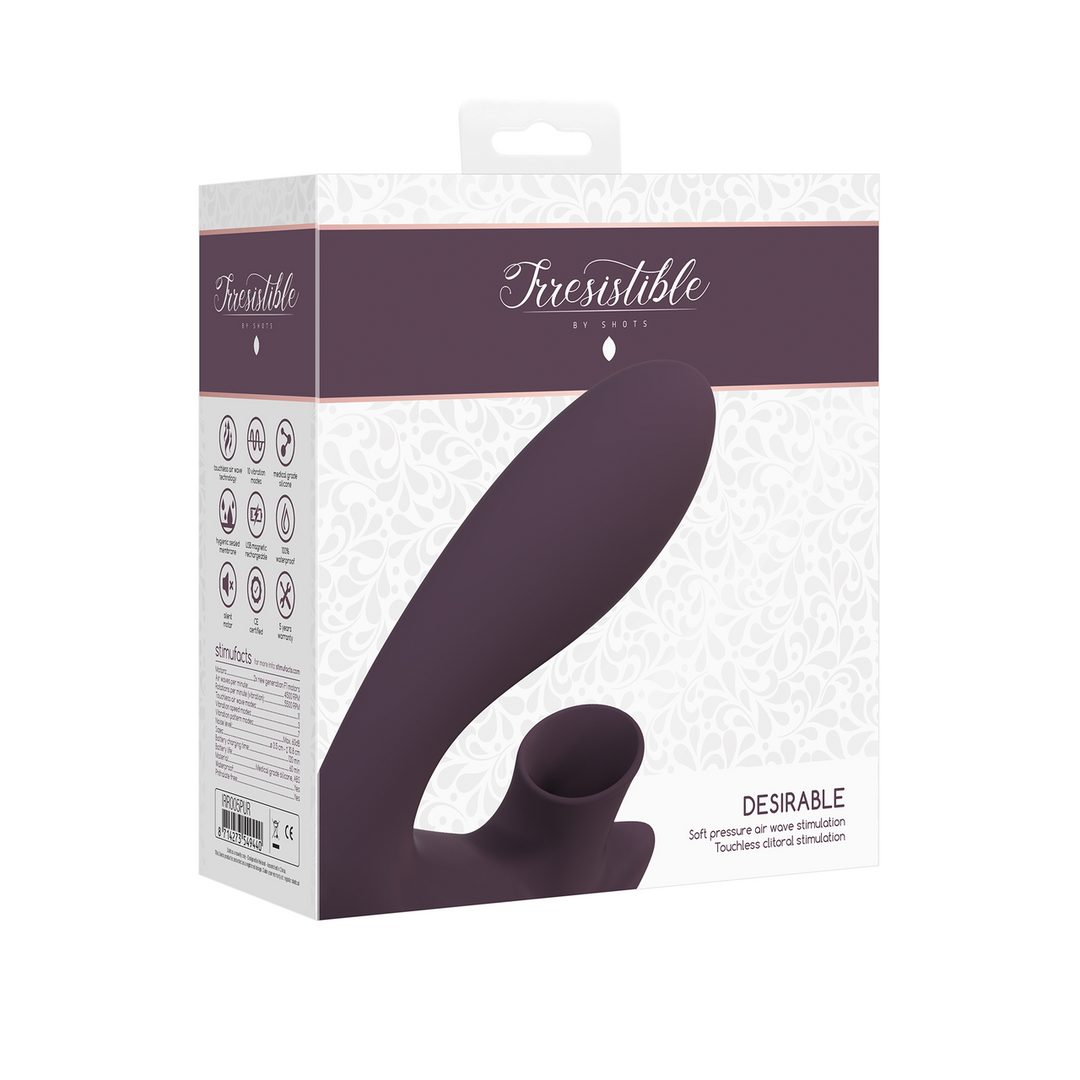 Desirable - Bendable Air Pulse Vibrator