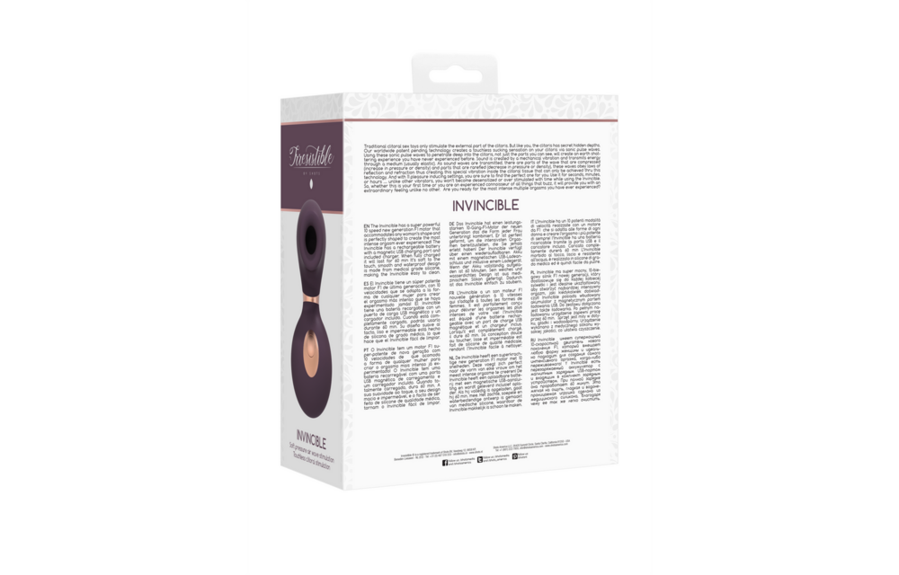 Invincible Air Pulse Vibrator – Intense Orgasms!