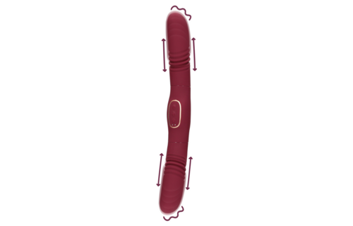 Dubbelzijdige Duwvibrator Merlot Druif - Krachtig & Stijlvol