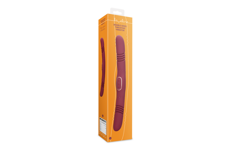 Double-Sided Push Vibrator Merlot Grape - Powerful & Stylish