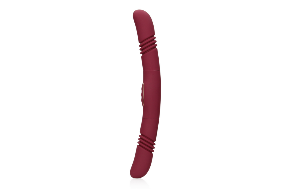 Doppelseitiger Push-Vibrator Merlot Druif – Kraftvoll & stilvoll