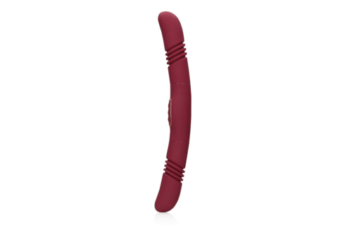 Doppelseitiger Push-Vibrator Merlot Druif – Kraftvoll & stilvoll
