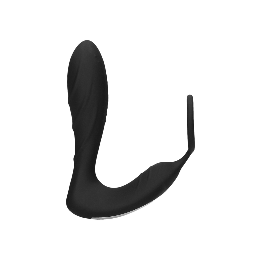E-Stim Vibrating Butt Plug Cock Ring 14.5 cm – Intense Sensations