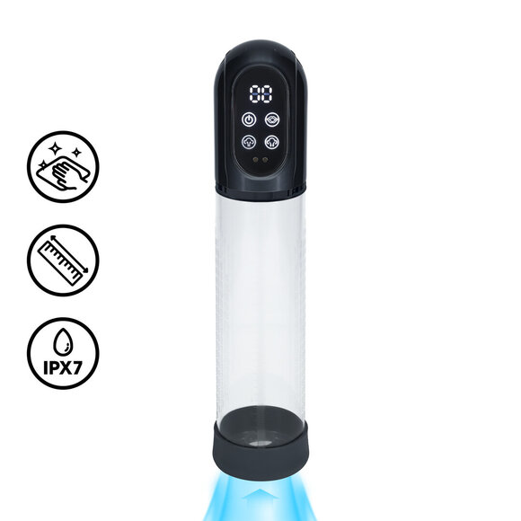 Engage - Automatische Waterdichte Penis Pomp en Masturbator - Gun Metal