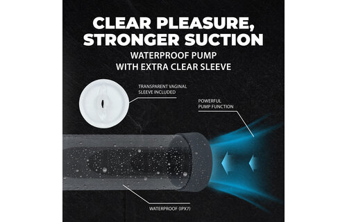 Engage - Automatischer wasserdichter Penis-Pump und Masturbator - Gun Metal