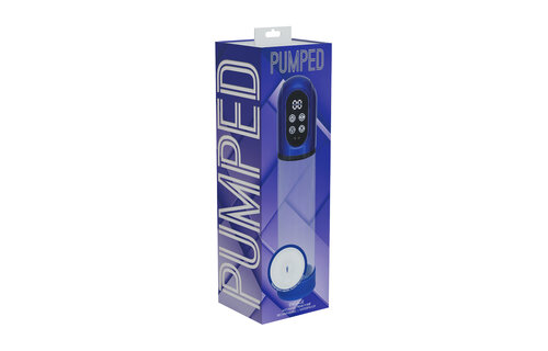Engage Automatische Waterdichte Penispomp – Metallic Blauw