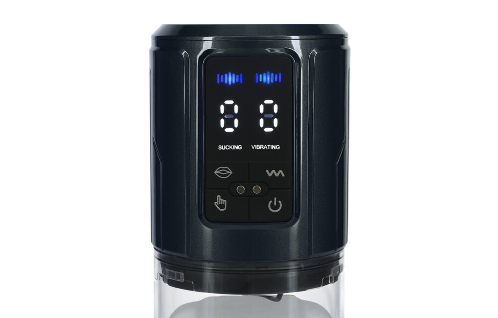 UltraLift - Automatic Waterproof Masturbator Pump - Gun Metal