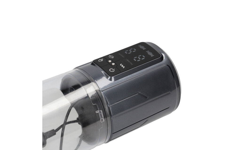 UltraLift - Automatischer wasserdichter Masturbator-Pump - Gun Metal